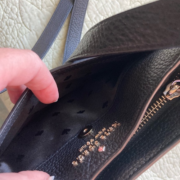 Kate Spade CrossBody Black Leather - Picture 5 of 11